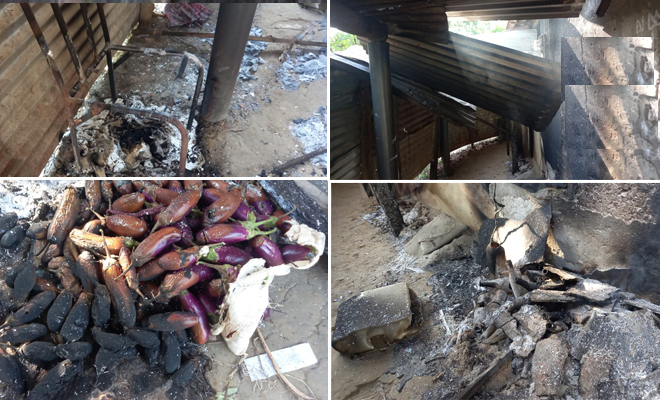 யாழ். அராலியில் பல்பொருள் விற்பனையகத்திற்கு தீ வைப்பு!