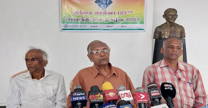 தந்தை செல்வாவின் 125ஆவது ஜனன தின நிகழ்வு யாழில்!