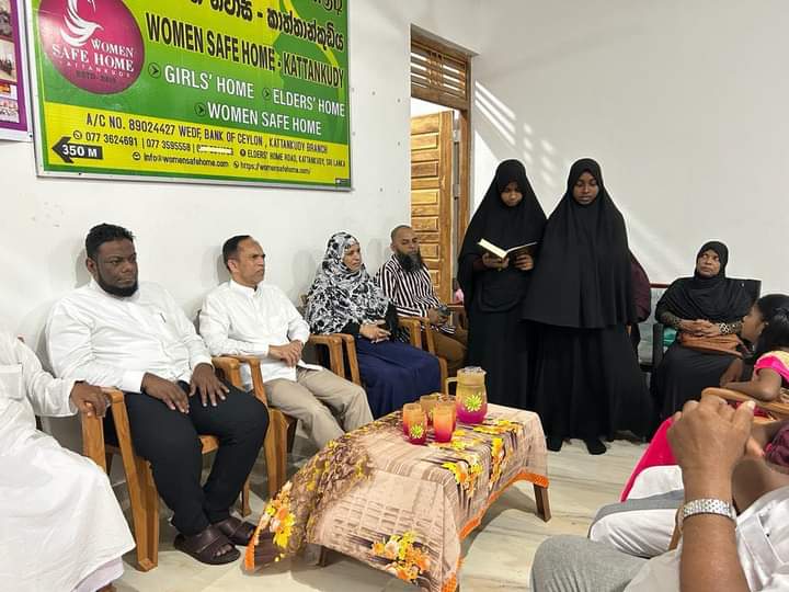 காத்தான்குடி பெண்கள் காப்பகத்துக்கு முன்னாள் ஆளுநர் ஹிஸ்புல்லாஹ் விஜயம்!