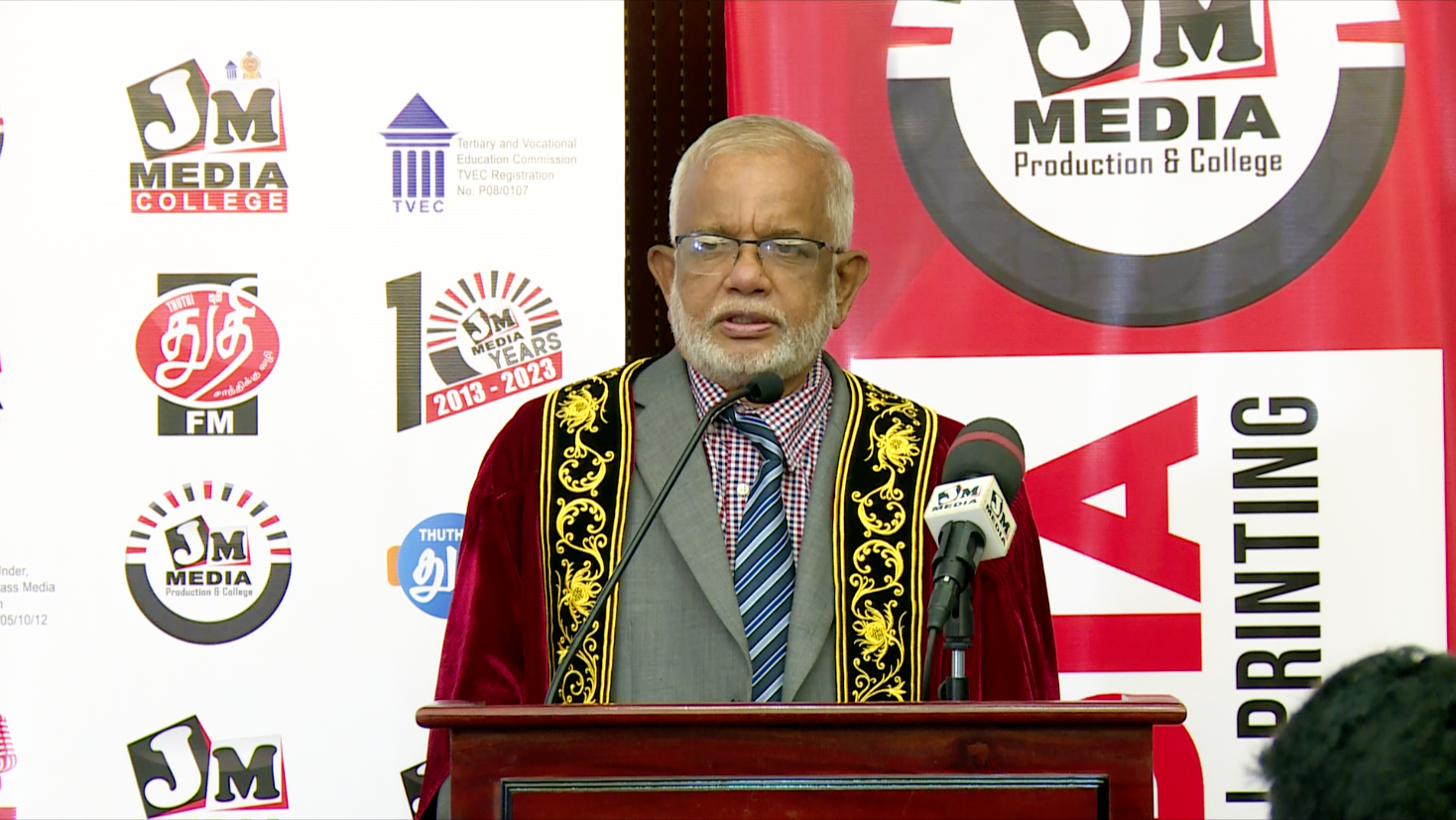 ஜே.எம். மீடியா கல்லூரியின் பட்டமளிப்புவிழா கொழும்பில்