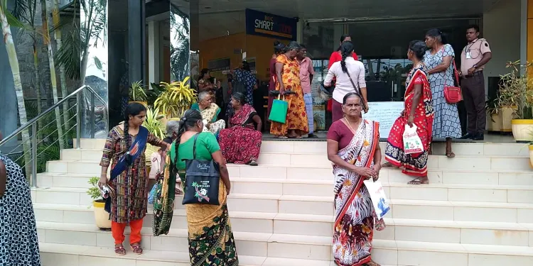 அரசின் நலன்புரிக் கொடுப்பனவை பெறமுயன்றவர்களுக்கு  ஏமாற்றம்