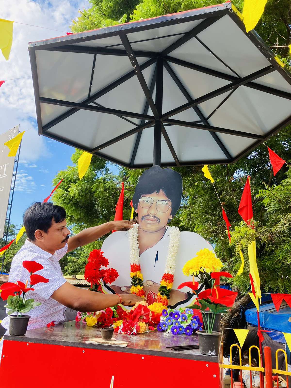 தியாக தீபம் திலீபனின் நினைவேந்தல் இரண்டாம் நாளாக நல்லூரில் அனுஷ்டிப்பு