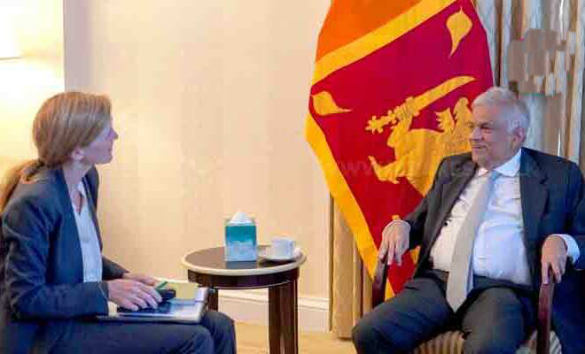 ஊழல் ஒழிப்புச் சட்டத்தின் பலன்களை அடைந்துகொள்ள இன்னும் 2 வருடங்கள் அவசியப்படும் – சமந்தா பவருடனான சந்திப்பில் ஜனாதிபதி