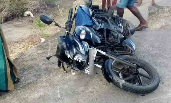 தாய், தம்பியை கோவிலில் இறக்கிவிட்டு வீடு திரும்பியவர் விபத்தில் உயிரிழப்பு!