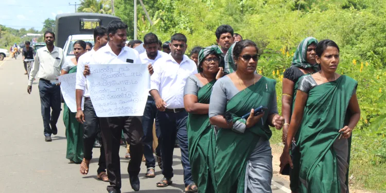 முல்லைத்தீவில் விழிப்புணர்வு பேரணி