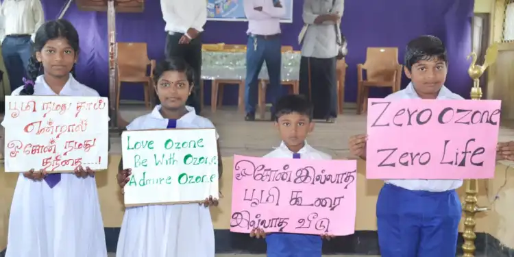 யாழில் ஓசோன் படை பாதுகாப்பு தினத்தை முன்னிட்டு சிறப்பு நிகழ்சிகள் முன்னெடுப்பு!