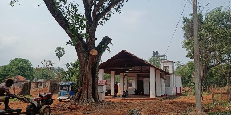 33 வருடங்களின் பின் புதுப்பொலிவுபெறும் காங்கேசன்துறை ஞானவைரவர் ஆலயம்