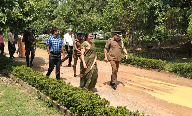 கிளிநொச்சி இராணுவத்தின் பூங்காவில் சமூகவிரோதச் செயற்பாடுகள் அதிகரிப்பு! நேரில் சென்று பார்வையிட்டார் அரச அதிபர்