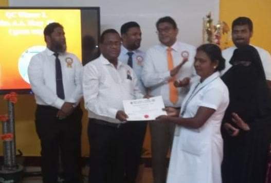 தேசிய விருது பெற்ற சம்மாந்துறை வைத்தியசாலை உத்தியோகத்தர்கள் ஊழியர்கள் பாராட்டி கௌரவிப்பு