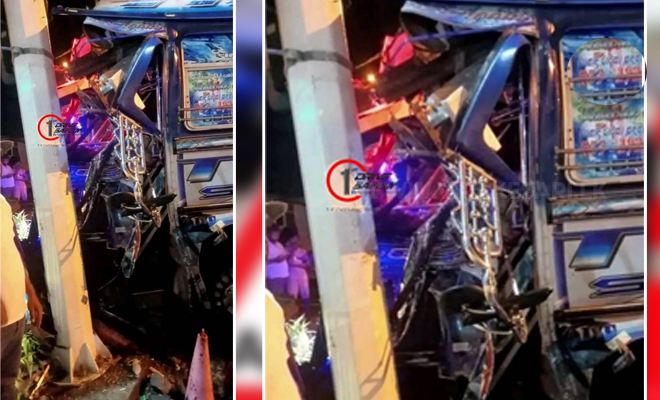 நுகேகொடையில் விபத்தை ஏற்படுத்திய பஸ்ஸின் சாரதி, நடத்துநர் தப்பியோட்டம்!