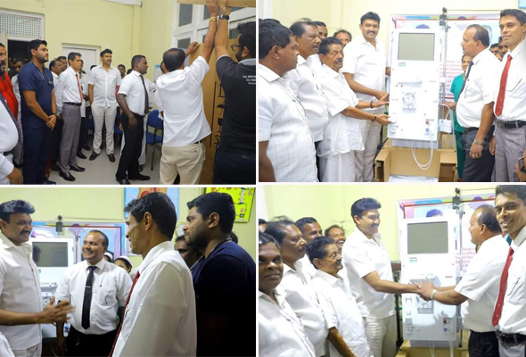 சிறுநீரக நோயாளிகளுக்குச் சிகிச்சையளிக்கும் இயந்திரம் பதுளை போதனாவுக்கு கையளிப்பு! ஐ.ஓ.சி. நிறுவன நிதி அனுசரணையில்