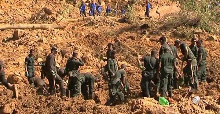 மண்சரிவு காரணமாக, மீரியபெத்த பகுதியிலிருந்து 248 குடும்பங்கள் வெளியேற்றம்