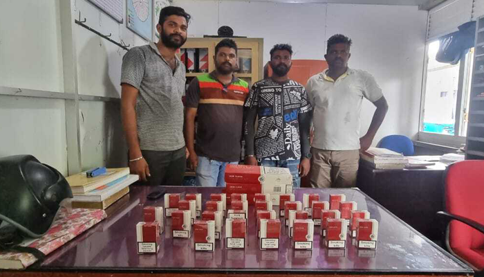வெளிநாட்டு சிகரெட்டுக்களுடன் ஒருவர் யாழ்ப்பாணம் பனிப்புலம் பகுதியில் கைது!