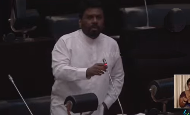 தமிழ் கட்சிகளை தடைசெய்ய வேண்டுமென்று கூறுபவரின் மூளையை பரிசோதிக்க வேண்டும்! அநுர குமார சாட்டை