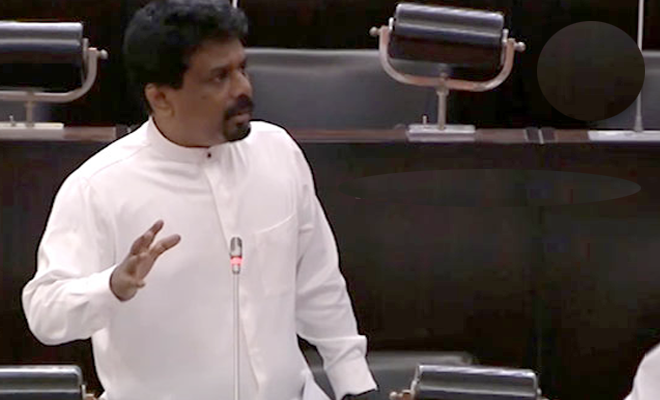 நாட்டு மக்கள் மீது தாக்குதல் நடத்த இராணுவத்துக்கு நிதி ஒதுக்கவில்லை அநுர குமார சாட்டை