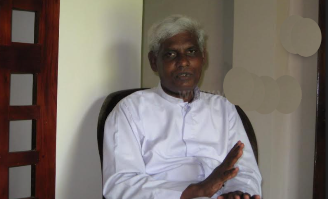 அஹிம்சைக்கும் ஜனநாயகத்திற்கும் மதிப்புத் தெரியாத நாட்டில் தமிழர்களுக்கு நீதி கிடைக்கப் போவதில்லை! அருட்தந்தை மா.சத்திவேல் வேதனை