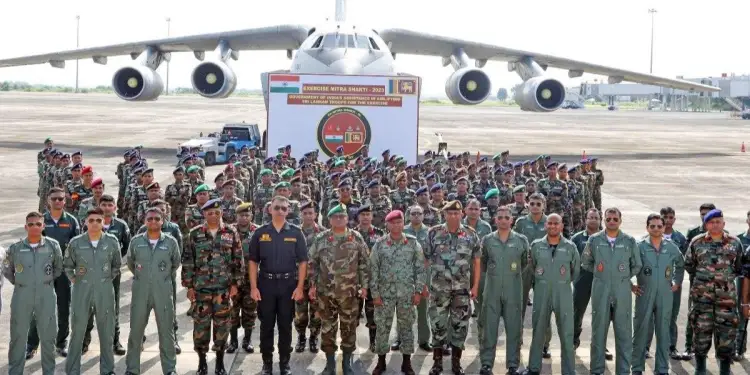 இந்தியா – இலங்கை இடையிலான 9 ஆவது கூட்டு இராணுவ பயிற்சி!