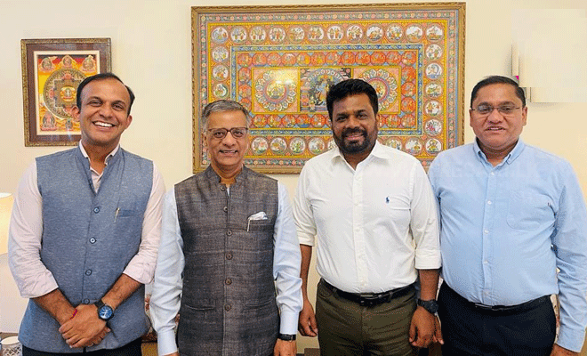 இலங்கையின் அரசியல் நிலைமை தொடர்பில் ஜே.வி.பி. – இந்திய உயர்ஸ்தானிகர் சந்திப்பு