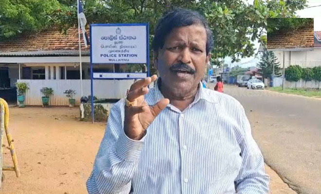 குற்றப்புலனாய்வுப் பிரிவினரால் ரவிகரனிடம் ஒரு மணி நேர விசாரணை