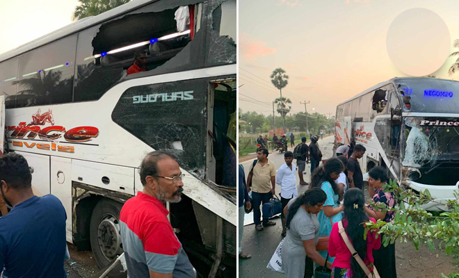 யாழ். கொடிகாமத்தில் விபத்து : சாரதி படுகாயம் !