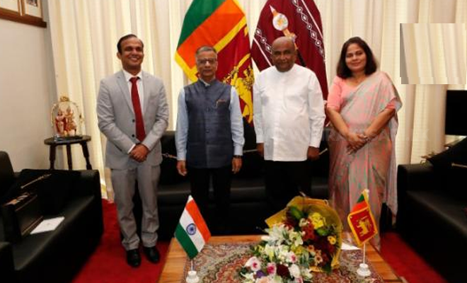 சேவைக்காலத்தை முடித்துக்கொண்டு வெளியேறவுள்ள இந்திய உயர்ஸ்தானிகருக்கு சபாநாயகர் நன்றிபாராட்டு!