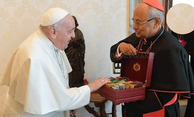 திருத்தந்தையை சந்தித்த இலங்கை ஆயர் பேரவையினர்