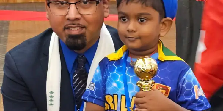 சர்வதேச மனக்கணித போட்டியில் யாழை சேர்ந்த சிறுவன் சாதனை!