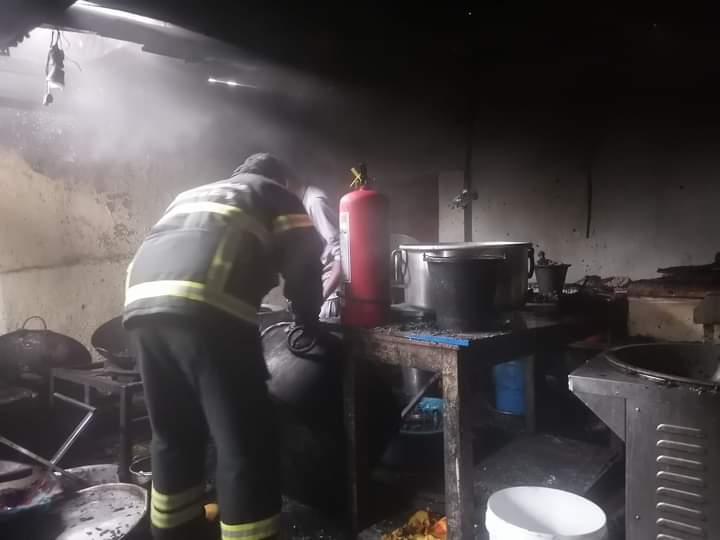 நுவரெலியாவில் உணவகத்தில் தீ!