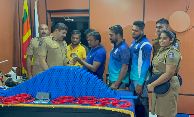 மன்னாரில் 525 ஜெலட்னைட் குச்சிகள் 354 டெட்டனேட்டருடன் ஒருவர் கைது!