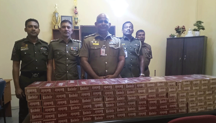 வெளிநாட்டுச் சிகரெட்டுகளுடன் கட்டுநாயக்கவில் ஒருவர் கைது!