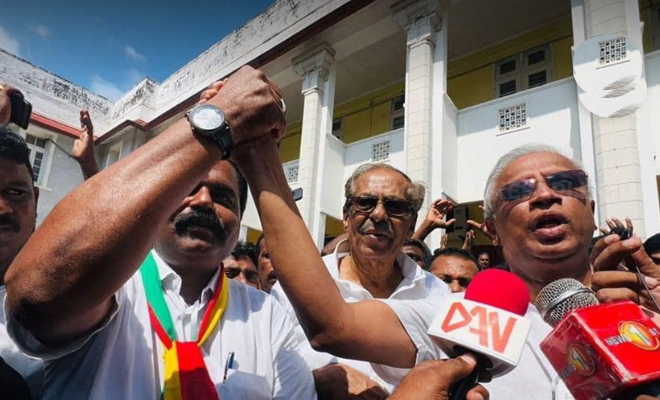 தமிழர்களின் உரிமை, தேசியத்தின் ஒவ்வொரு அங்குலத்துக்காகவும் சுமந்திரன், யோகேஸ்வரனுடன் இணைந்து செயற்படுவேன் – தமிழரசு கட்சியின் புதிய தலைவர் சிறிதரன் ஆணித்தரம்