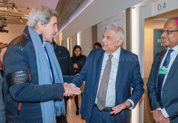 அமெரிக்க ஜனாதிபதியின் விசேட பிரதிநிதி ஜோன் கெரியை சந்தித்தார் ஜனாதிபதி!