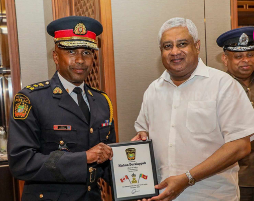 இலங்கை சமூகப் பொலிஸ் குழுக்களை வலுப்படுத்த ஒத்துழைப்பு வழங்கப்படும் கனடாவின் பொலிஸ் பிரதானி நிஷான் துரையப்பா உறுதி