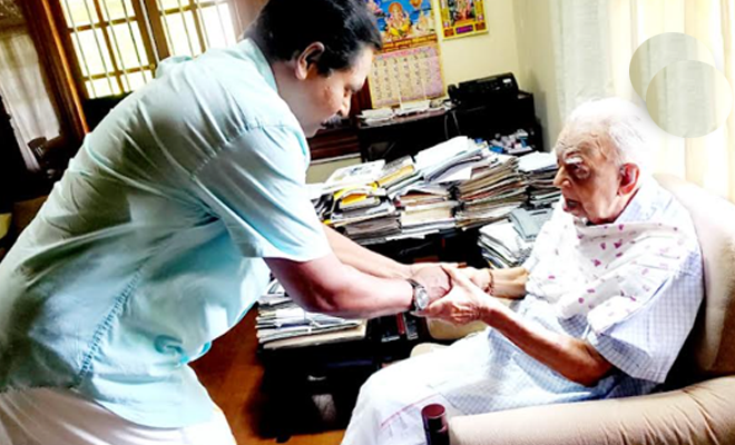 சம்பந்தனை சந்தித்தார் இலங்கை தமிழரசுக் கட்சியின் தலைவர் சிறிதரன்