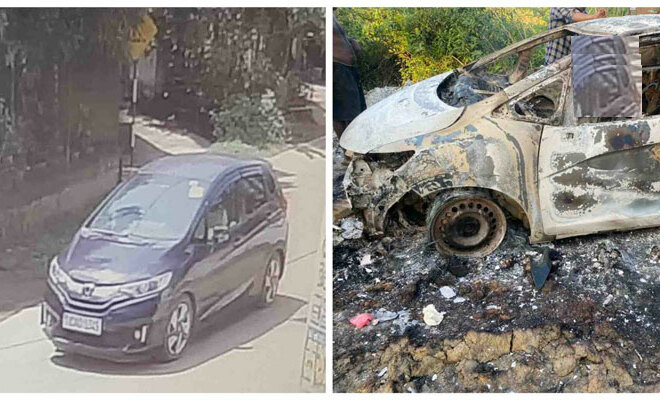 பௌத்ததேரரின் கொலைக்கு பயன்படுத்திய சொகுசுகார் எரியூட்டப்பட்ட நிலையில் மீட்பு!