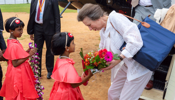 பிரித்தானிய இளவரசி ஆன் யாழ் விஜயம்! வடக்கு மாகாண ஆளுநர் வரவேற்பு