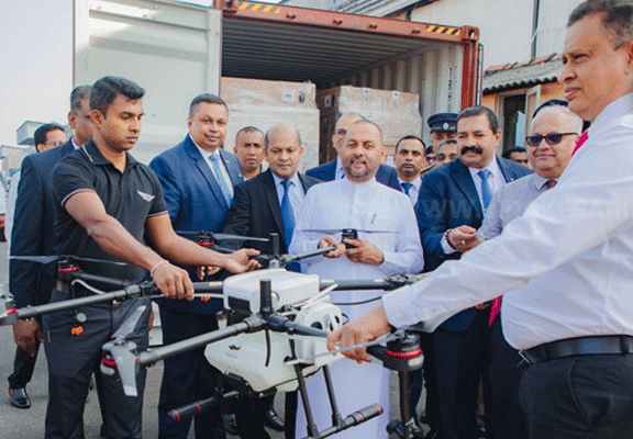 விவசாயத் துறையின் அபிவிருத்திக்கு 100 ட்ரோன் சாதனங்கள் வழங்கல்!