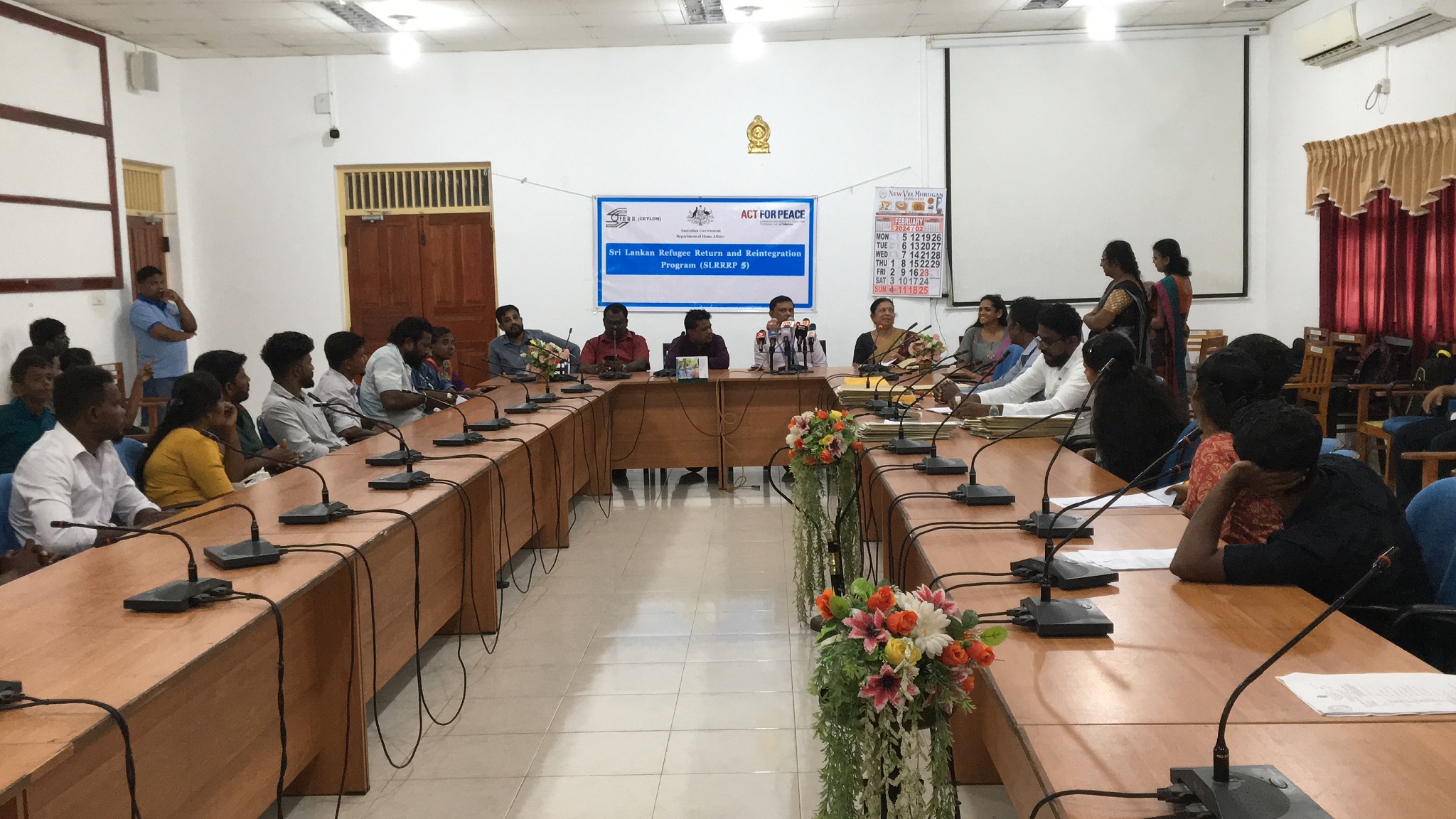 இந்தியாவில் இருந்து நாடு திரும்பிய 51 பேருக்கு பிரஜாவுரிமை பெறுவதற்கான சத்தியப் பிரமாணம்