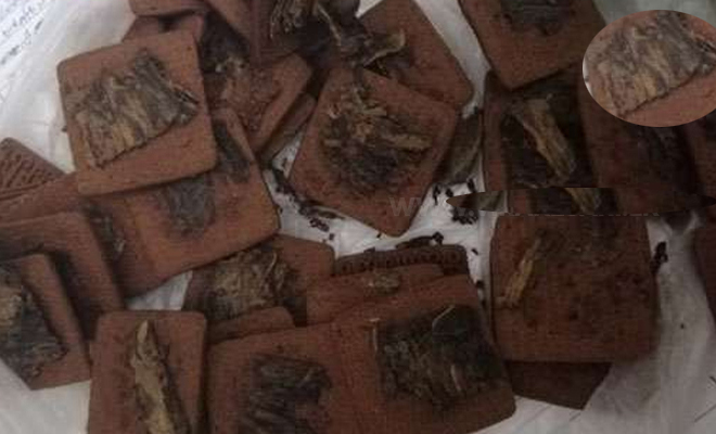 விளக்கமறியல் கைதியை பார்வையிடச் சென்ற நபரின் சொக்லெட் பொதிக்குள் புகையிலை துண்டுகள் கண்டுபிடிப்பு!