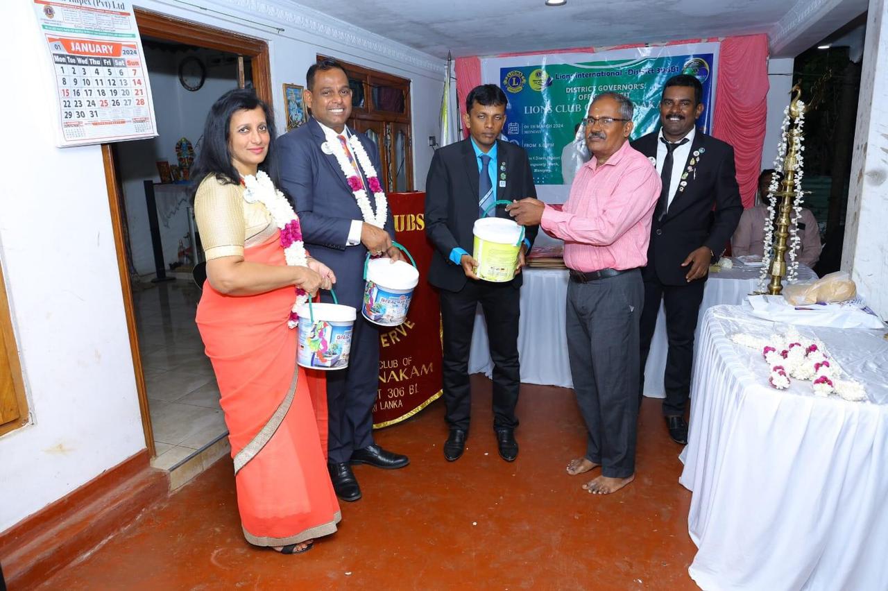 தமிழ்க் கந்தையா வித்தியாலயத்துக்கு சுன்னாகம் லயன்ஸ் கழகத்தால் உதவி!