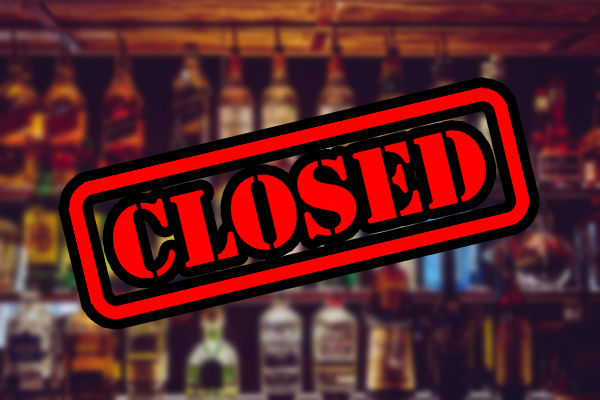 மூடப்படும் மதுபானசாலைகள்